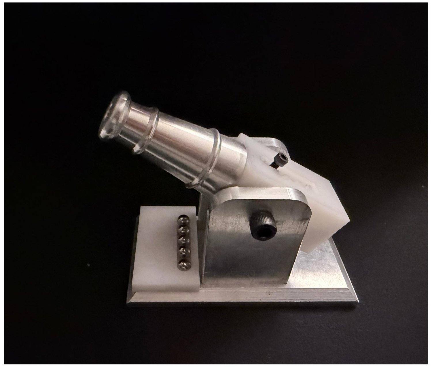 Machined aluminum mini cannon
